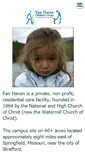 Mobile Screenshot of fairhavenchildrenshome.com